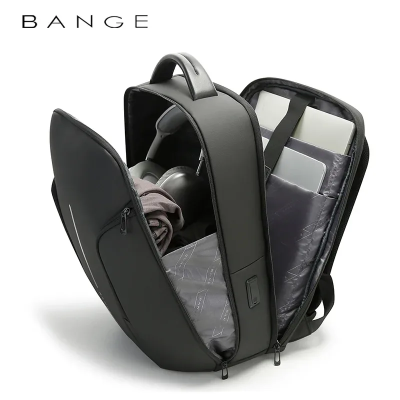 bange sacs à dos de voyage, sac à dos de nuit pour ordinateur portable pour avions, sac à dos étanche pour ordinateur portable de 15,6 pouces pour hommes et femmes