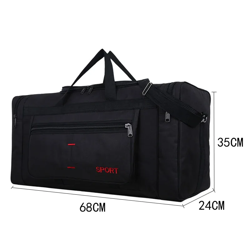 sac de voyage étanche pour hommes et femmes, très grande capacité, grand sac de sport pour voyage de week-end, bagages à main, sacs de rangement d'emballage