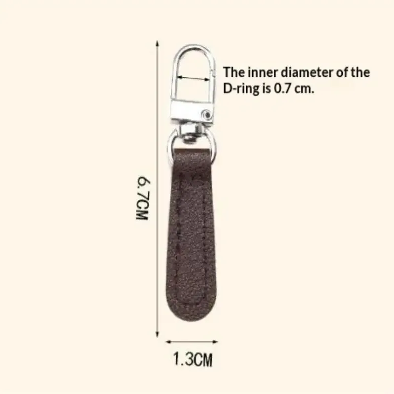lot de 4 tirettes de fermeture éclair en cuir pu, attaches de remplacement pour sacs, bagages, pochettes et sacs à dos