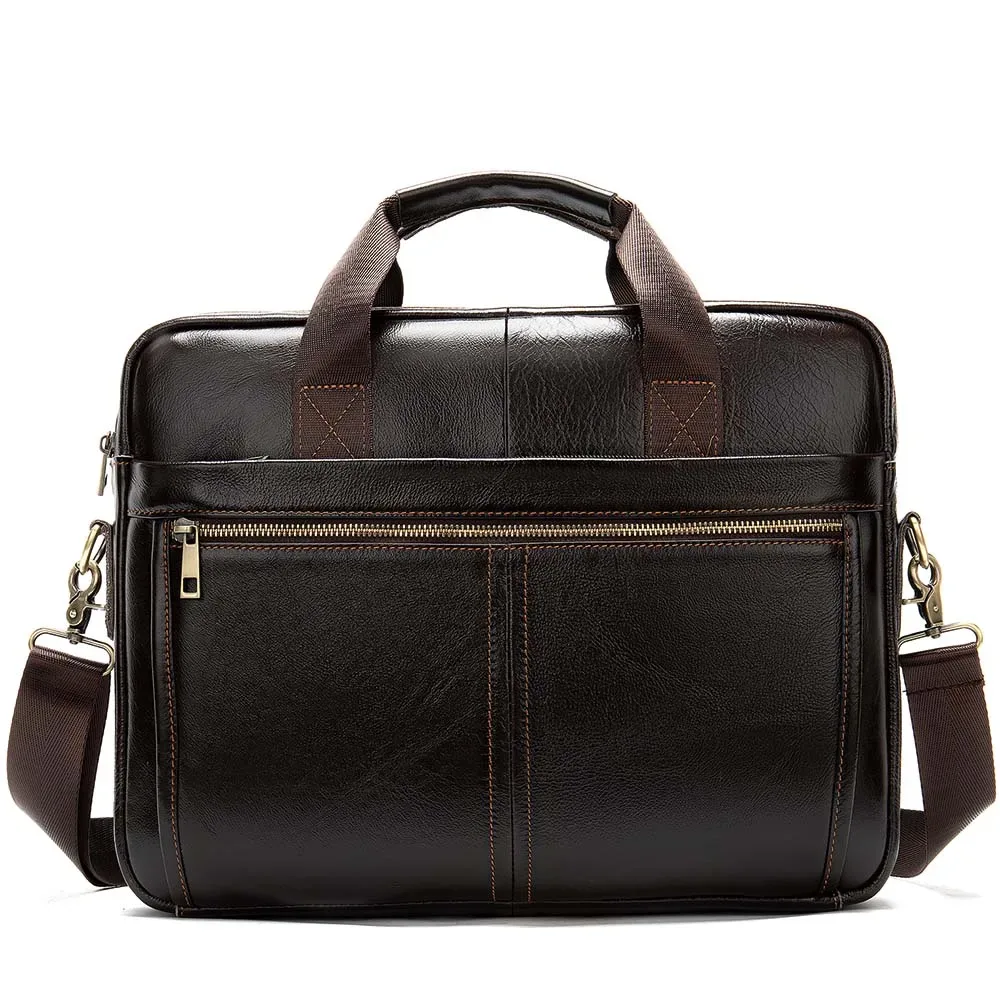 westal sac pour hommes en cuir véritable hommes porte-documents pour ordinateur portable 14 messager hommes sac en cuir portefeuille d'affaires pour document a4 7022