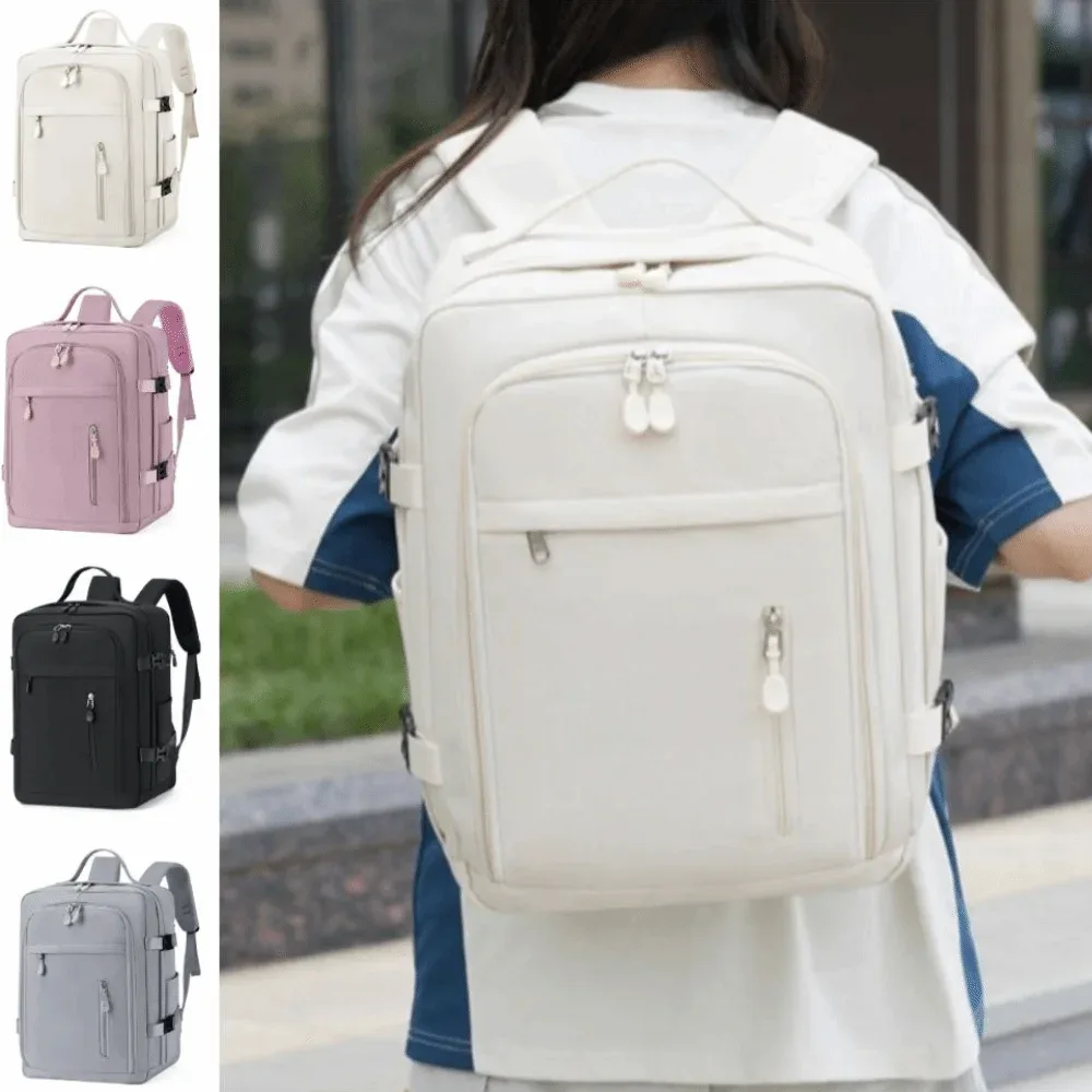 sac à dos de voyage de grande capacité, sac à dos étudiant haut de gamme imperméable, sac d'ordinateur multifonctionnel durable pour femmes