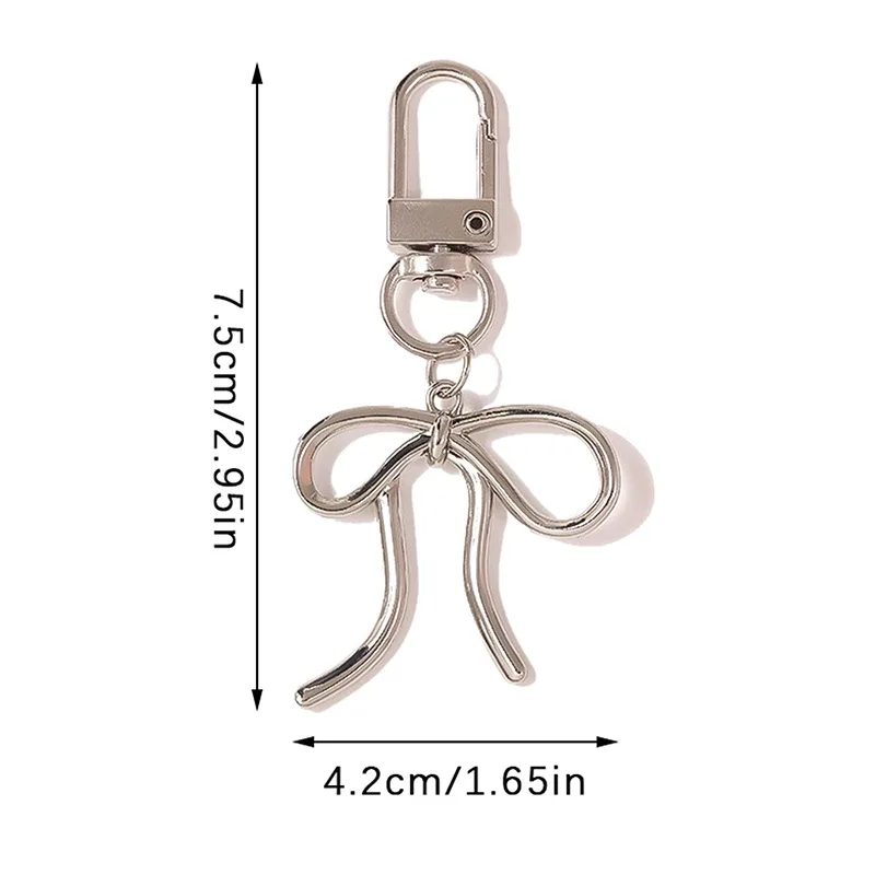 porte-clés à nœud papillon, décorations de sac, ornement, sac à dos, pendentif à breloque, cadeau pour filles et femmes