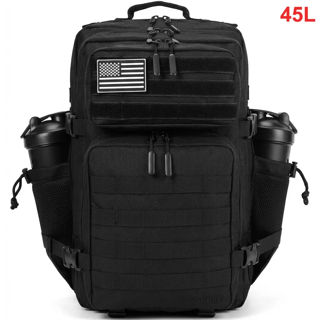 sac dos oxford université imperméable noir brossable 36 55 litres poche velcro informatique randonnée camping