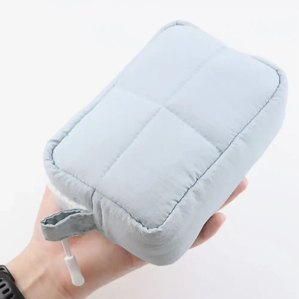 sac de maquillage en nylon de haute qualité avec compartiments, fermeture éclair, sac cosmétique étanche, trousse de toilette pour la maison et les voyages