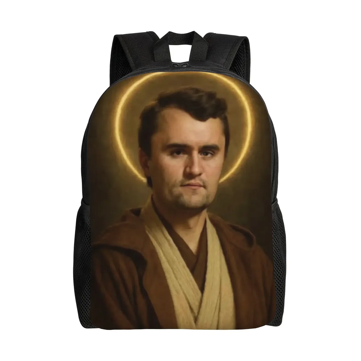 sac à dos charlie kirk angelic advocate kawaii, sacs à dos légers pour garçons, sacs de sport pour lycée, sac à dos design