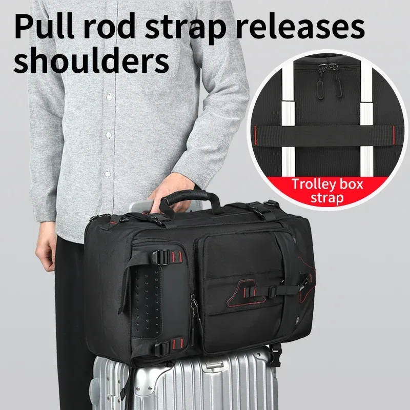 sac à dos de voyage 25l/36l/50l avec port de charge usb pour hommes, sac à dos décontracté grande capacité pour ordinateur portable, idéal pour les voyages d'affaires et les déplacements.