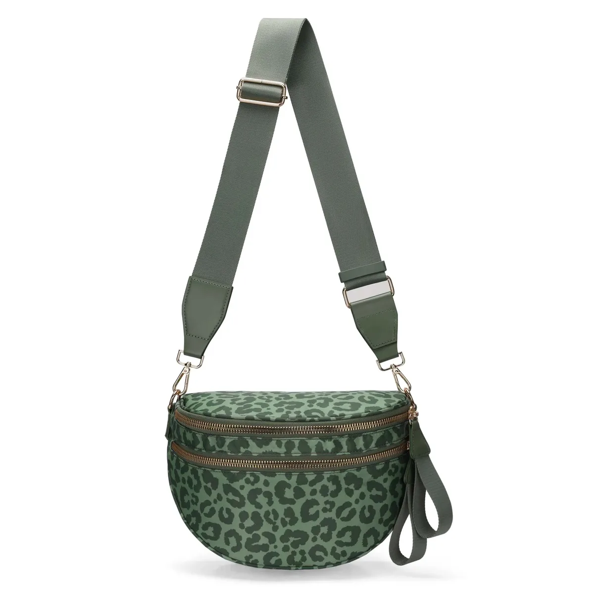 doyogi noir et blanc à carreaux spacieux bum sac sacs à bandoulière pour femmes en nylon essentiels de voyage sac de maman sac à couches pour maman