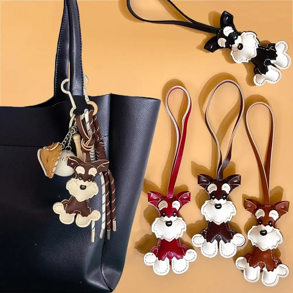 mini ours porte-clés en cuir pu animaux, ornement suspendu, sac à dos, breloque de sac à main, cadeau pour hommes et femmes, breloques de sac coréen y2k