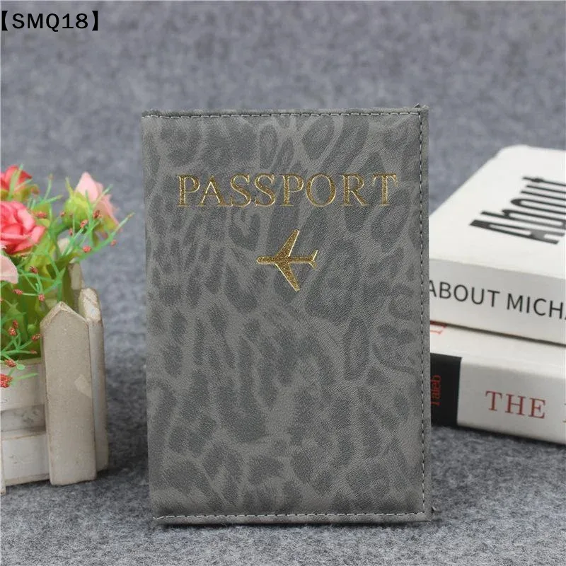 housse de passeport en cuir pu pour hommes et femmes, organisateur, porte-cartes de protection, couvertures de documents d'identité, étui de passeport de voyage, 1 pièce【smq】