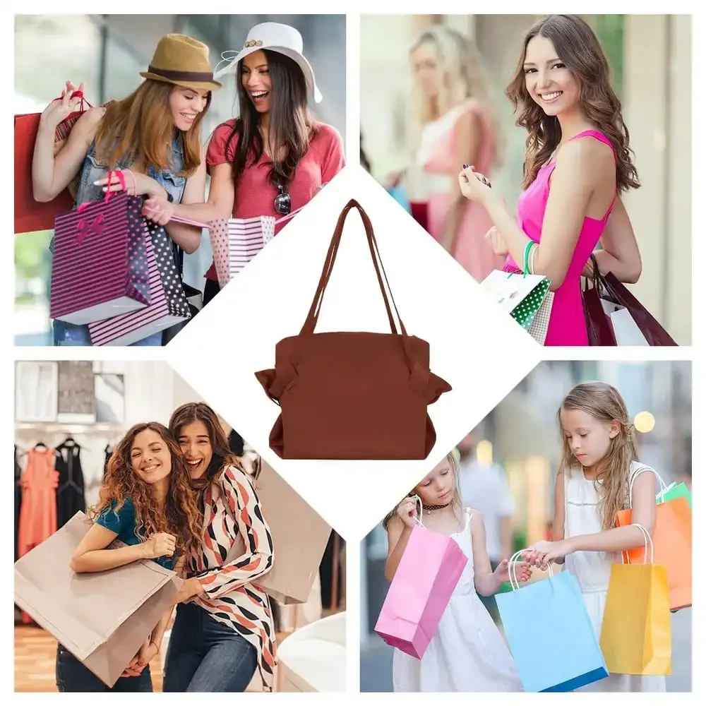 sac de shopping pliable, sac de voyage et de camping, sac de rangement de grande capacité, sac fourre-tout à bandoulière, sac de pique-nique pour femmes