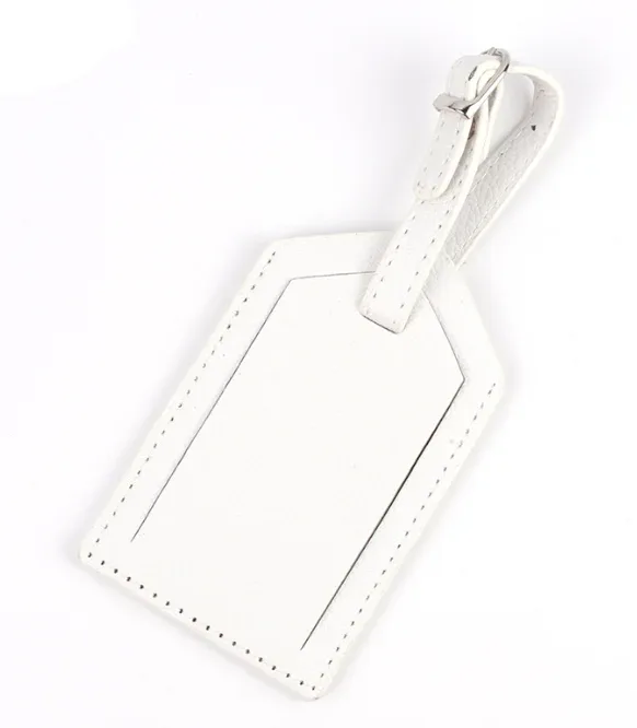 étiquette de bagage étanche chancelier créative, étiquette suspendue en cuir, carte d'embarquement touristique, à la mode