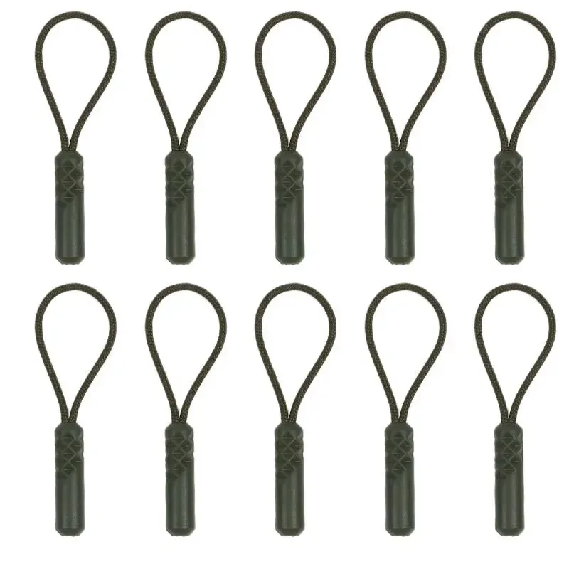 10/20 pièces tiroir de fermeture éclair, embout de remplacement pour cordon, clip de fixation pour boucle cassée, languette de fermeture éclair pour sac de voyage, valise, tente, sac à dos