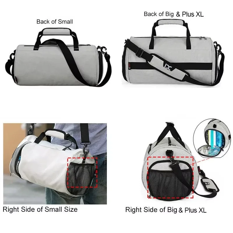 sac de voyage avec compartiment à chaussures indépendant, séparation sec/humide, sac à main, sac de sport, sac de gym, sac bandoulière, sac de bagages