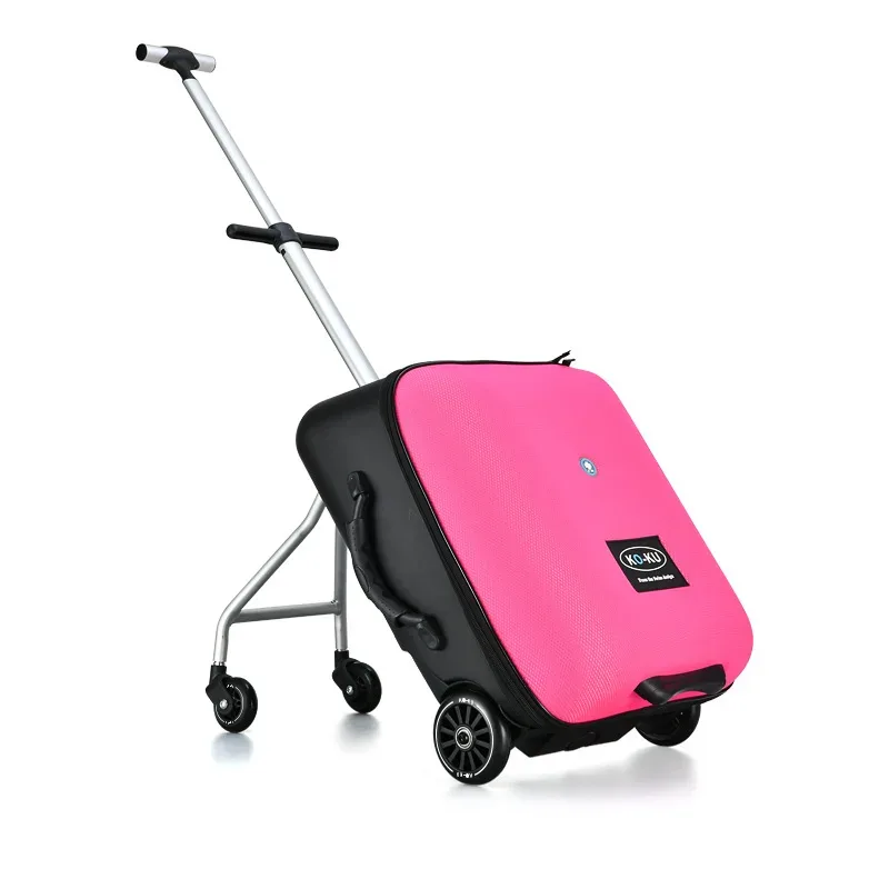 nouvelle conception : valise trottinette créative pour enfants, bagage cabine, sac de voyage, skateboard à roulettes