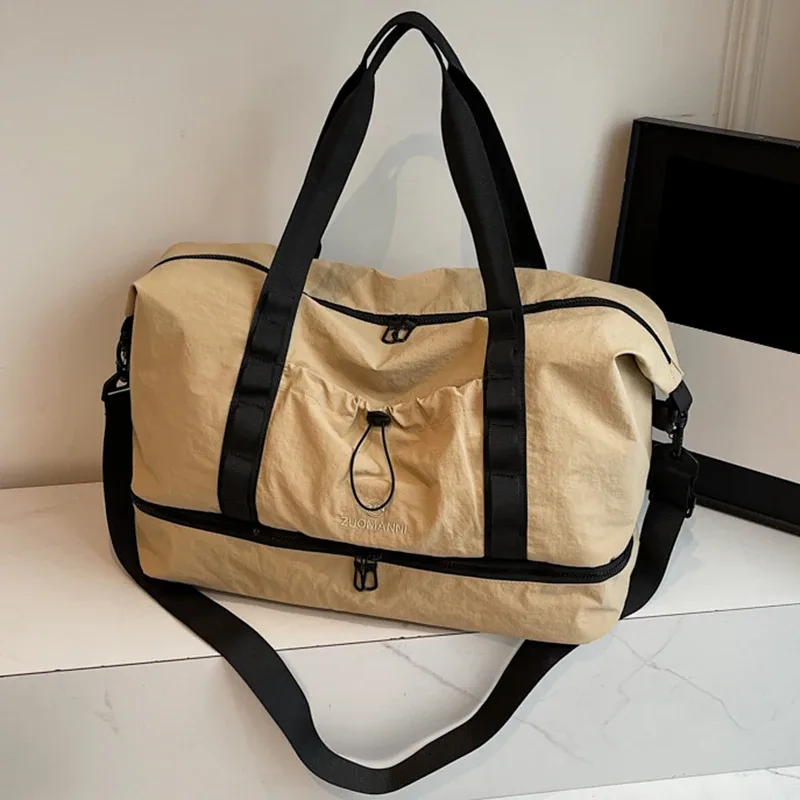 sac de voyage de grande capacité avec compartiment à chaussures indépendant, sacs de voyage adaptés au yoga, au sport, au rangement et aux week-ends