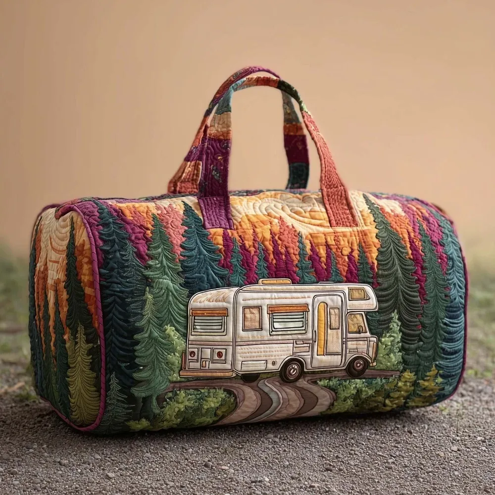 sac de voyage matelassé à sangle réglable, grande capacité, matelassage 3d, sac de voyage, sac fourre-tout, sac à main pour courtes distances