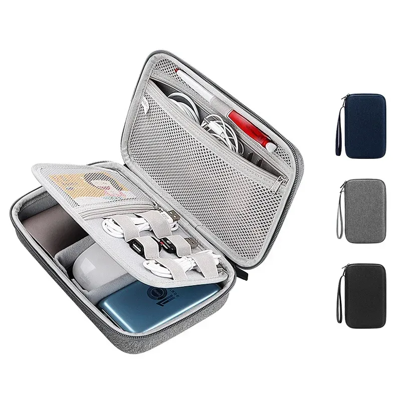 oligairbag-sacs de voyage de grande capacité, accessoires électroniques, sac de rangement portable pour tablette, disque dur, câble
