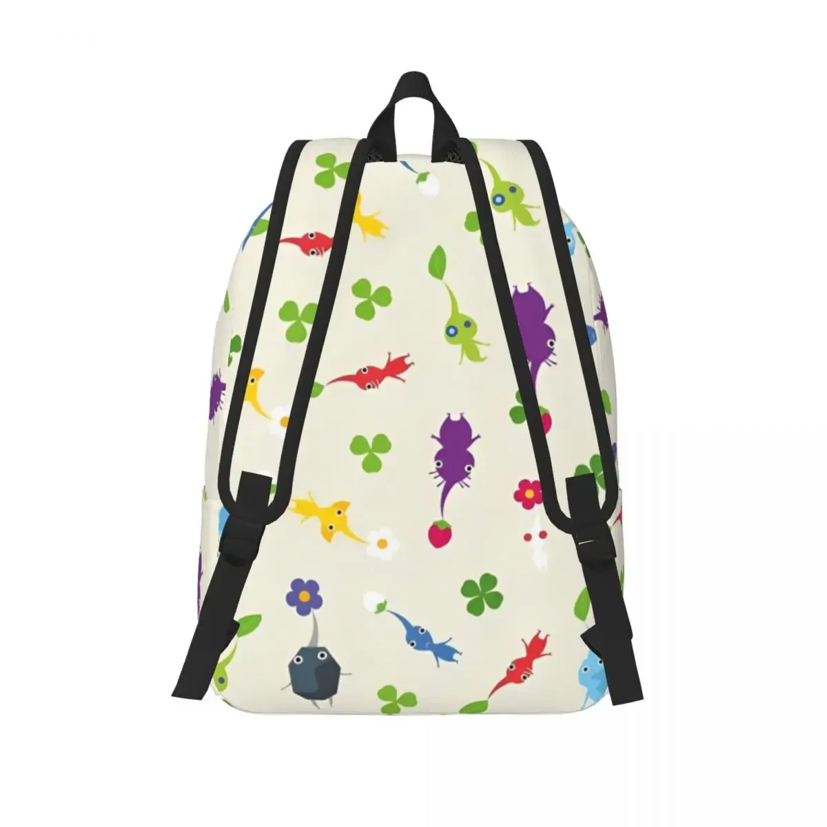 pikmins famille mignon amusant sac à dos décontracté cadeau lycée travail jeu anime sac à dos pour hommes femmes ordinateur portable sac à bandoulière