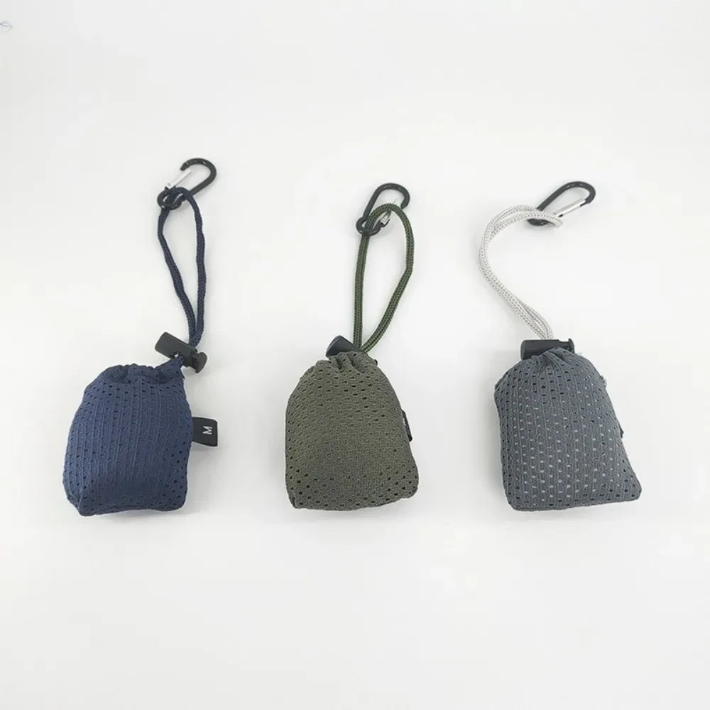 sac de shopping pliable en nylon portable, sac fourre-tout réutilisable et durable en nylon, mécanisme de pliage, matériau imperméable, sac écologique ultra-léger