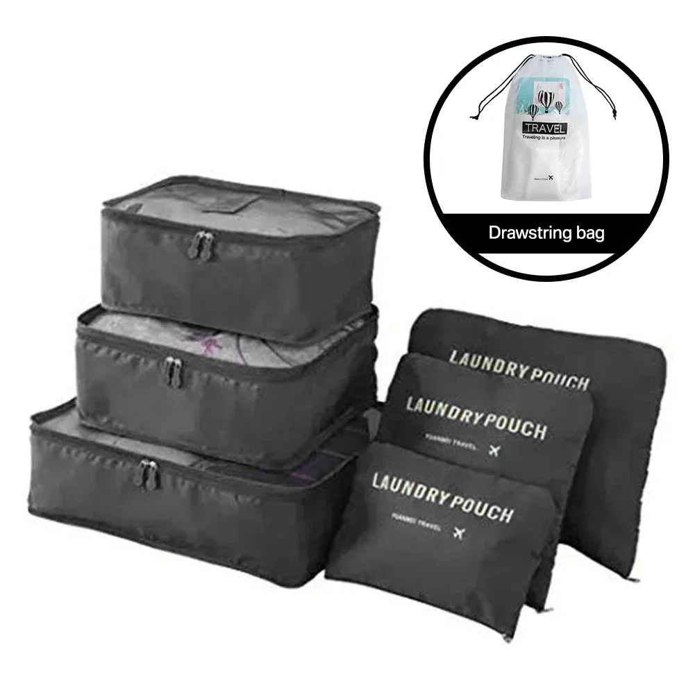 organisateur voyage beige clair motifs palmiers vagues grande capacité sac rangement nylon résistant eau polyvalent femmes
