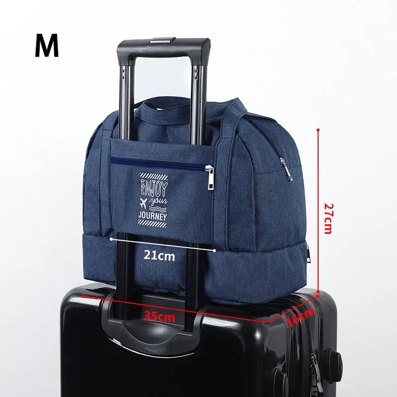 sac de sport et de voyage grande capacité en tissu oxford pour le yoga, la gym, les week-ends, sac à main de voyage pour femmes et hommes, organisateur de bagages