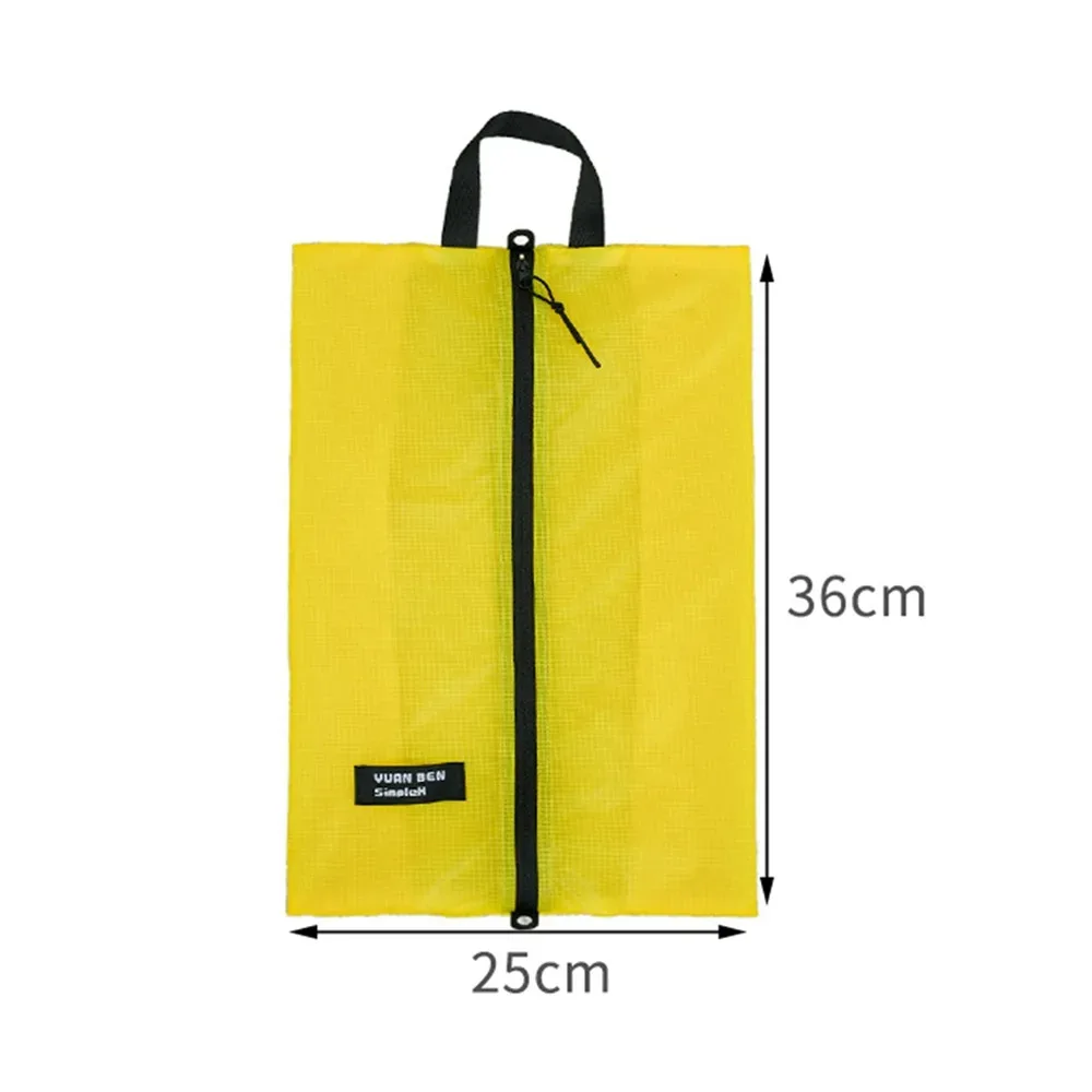sac de rangement pour bagages recouvert de silicone, sac de rangement de voyage multifonctionnel ultra léger, sac de rangement de voyage haute capacité jaune orange