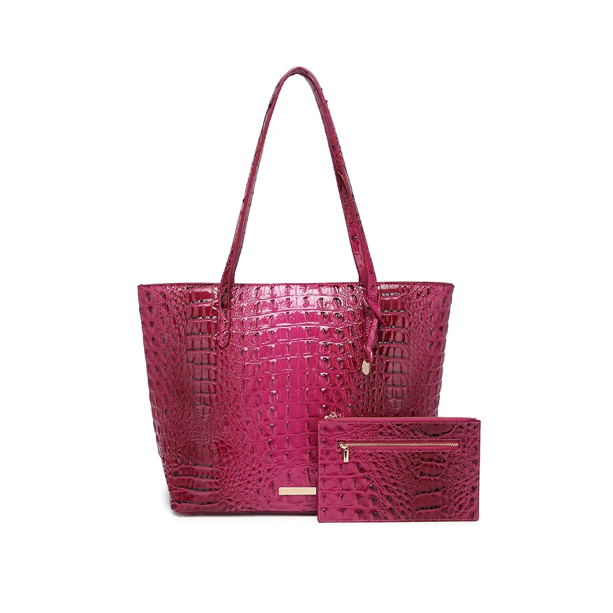 ensemble de sacs fourre-tout à texture gaufrée pour femmes, grand sac de transport avec pochette zippée amovible, sac à main à bandoulière multi-compartiments pour le camping, la plage, les pique-niques et les sorties d'une journée
