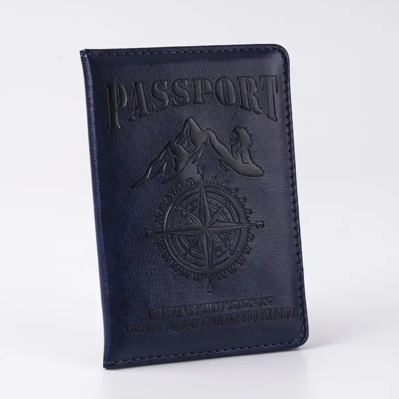 passeport cover passport holder, compass printed document change, ticket réinitialisation, passport wallet, travel wallet, id card holder, unisex, 2025
