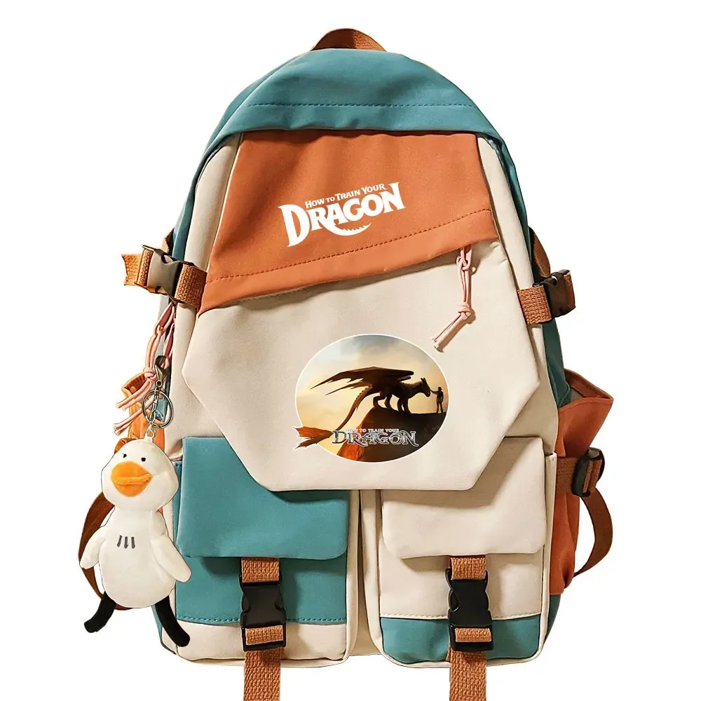 sac à dos pour filles et garçons « comment dresser son dragon », sac à dos pour l'école, sac à dos pour adolescents, femmes, voyage, ordinateur portable, sac à dos pour étudiants, mochila