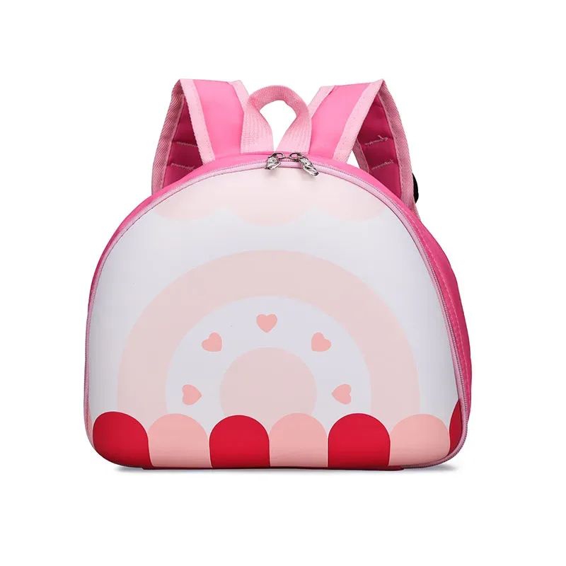 Sac à Dos Arc-en-Ciel pour Enfant de 3 à 5 Ans, Cartable de Maternelle, Nouvelle Version Coréenne, 2023