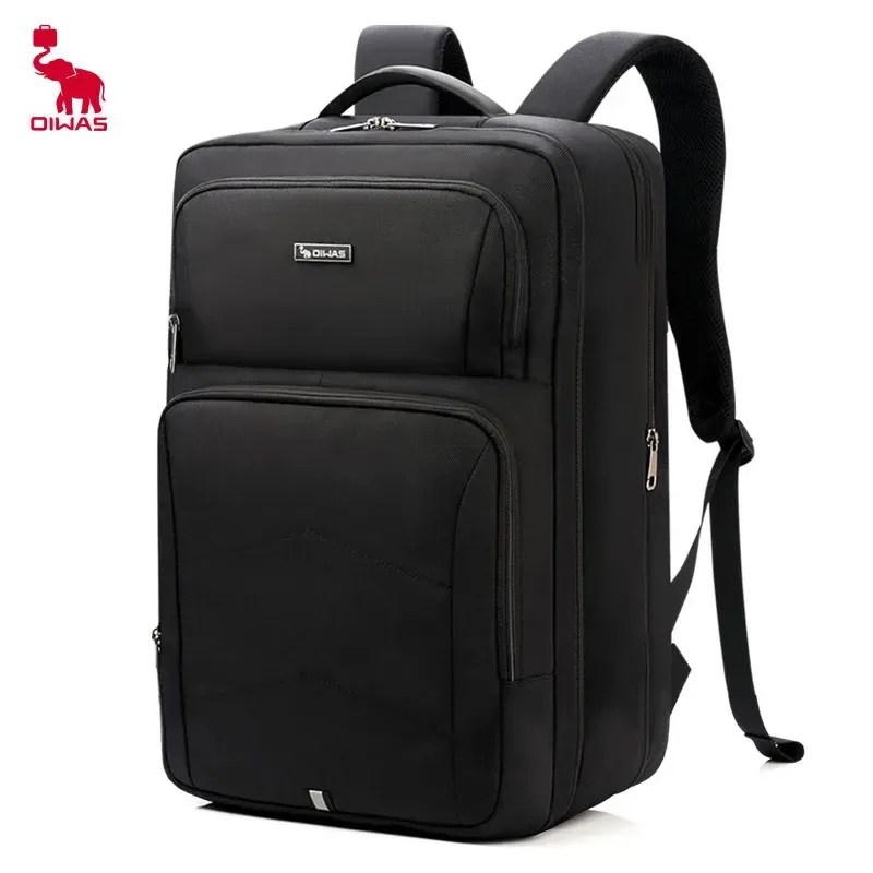 Sac à dos pour ordinateur portable OIWAS de grande capacité, extensible, avec port de chargement USB, 17,3 pouces, étanche, sac de voyage d'affaires pour hommes et femmes