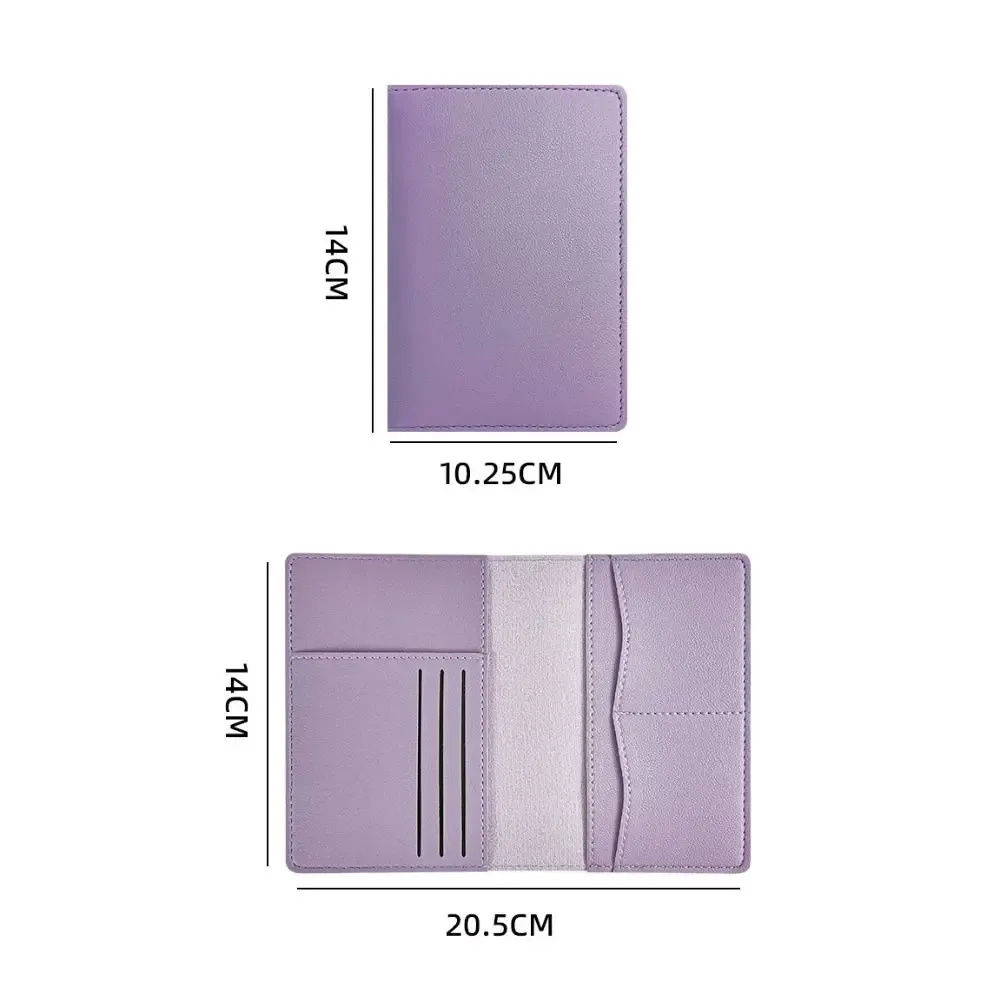 housse de passeport de voyage en pu, multifonction, plusieurs emplacements pour cartes, sac de passeport, accessoires de voyage, grande capacité