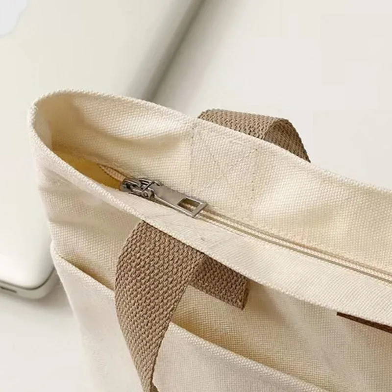 femmes toile sac fourre-tout couleur unie concepteur dames sac à main décontracté sac à bandoulière grande capacité coton réutilisable shopping sac de plage