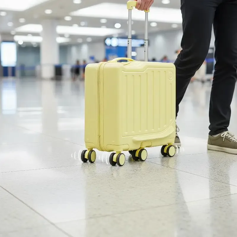 valise à roulettes pour enfants de 20 pouces avec serrure à code, bagage portable pour les voyages et les vacances des enfants