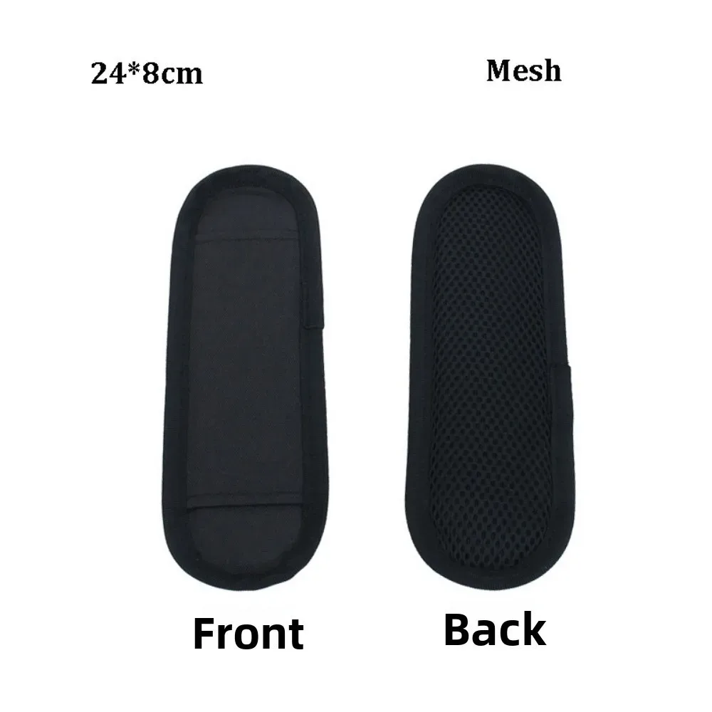 nouvelle bandoulière amovible respirante avec coussin de décompression noir pour sac à dos, antidérapante pour extérieur