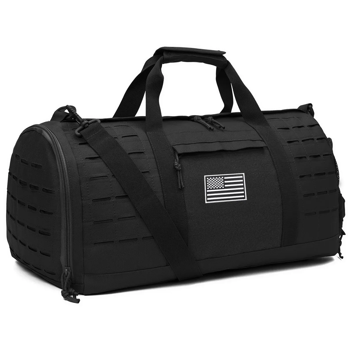sac de sport 40l, sac de voyage tactique pour hommes, sac d'entraînement physique avec chaussures, basket-ball, sacs de week-end en plein air
