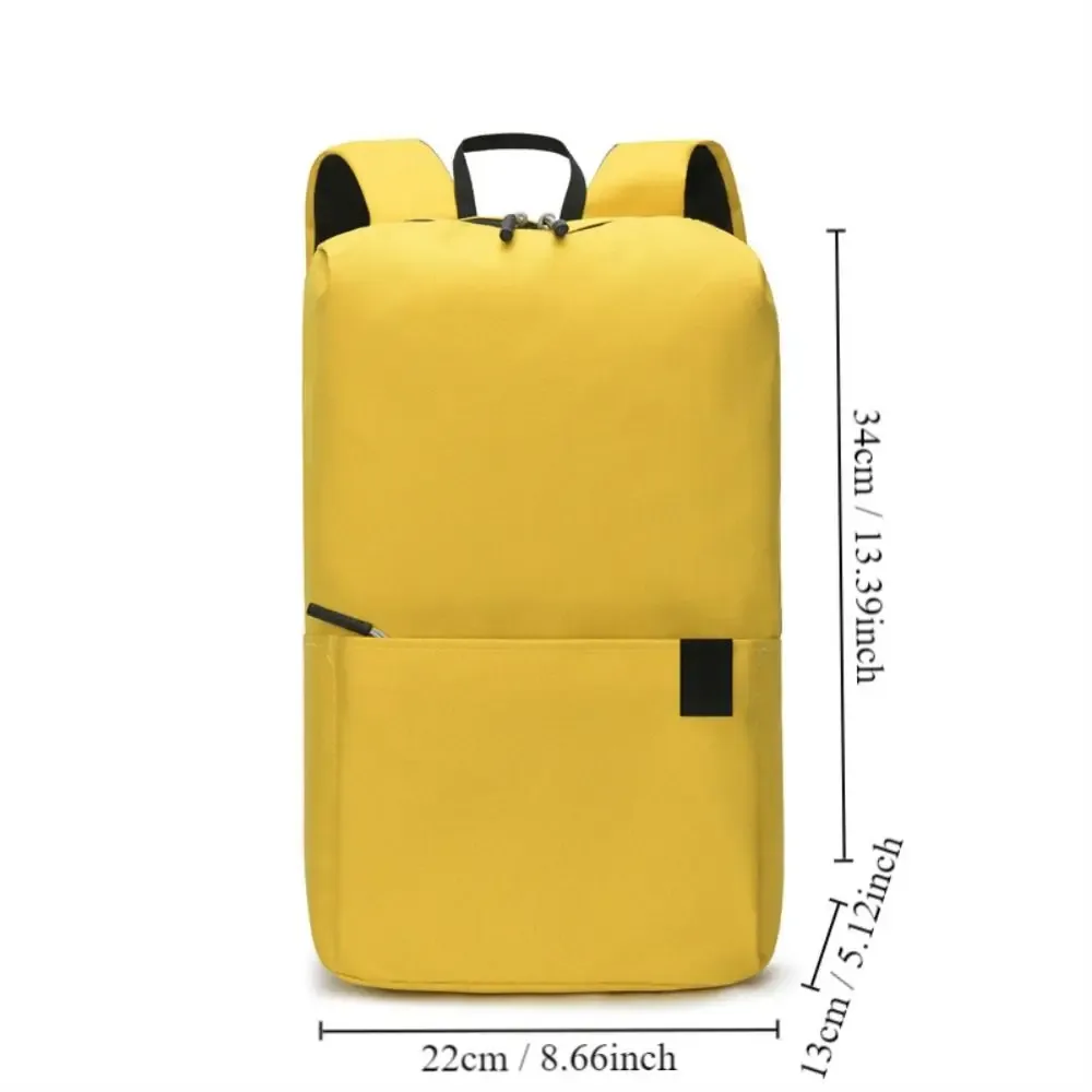 petit sac à dos de grande capacité, portable, solide, étanche, sacs d'école, unisexe, plusieurs poches, voyage, document