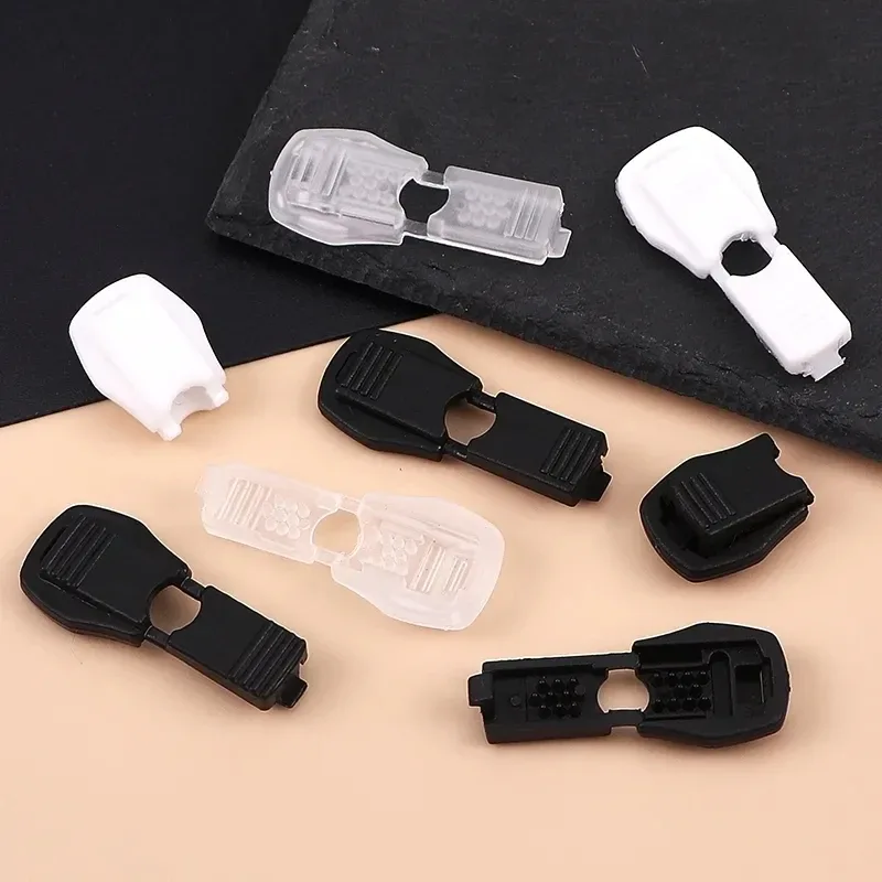 clip câble plastique transparent noir blanc rose marron attachement sac dos accessoire sport voyage