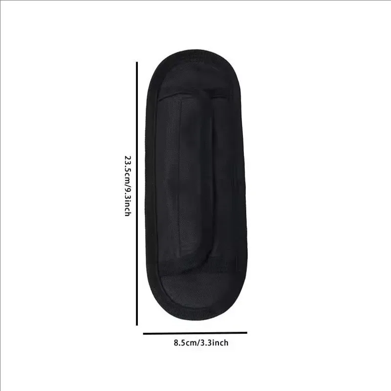 coussin dos sangle noire tissu respirant mousse épaisse confort voyage ergonomique ajustable antichoc épaules