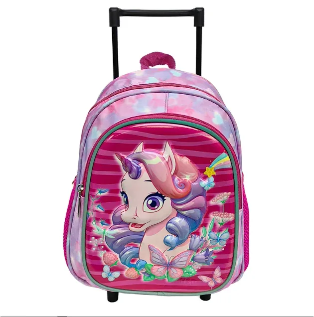 sac dos pu oxford université dessinanime enfants voyage école bleu marron dore noir beige