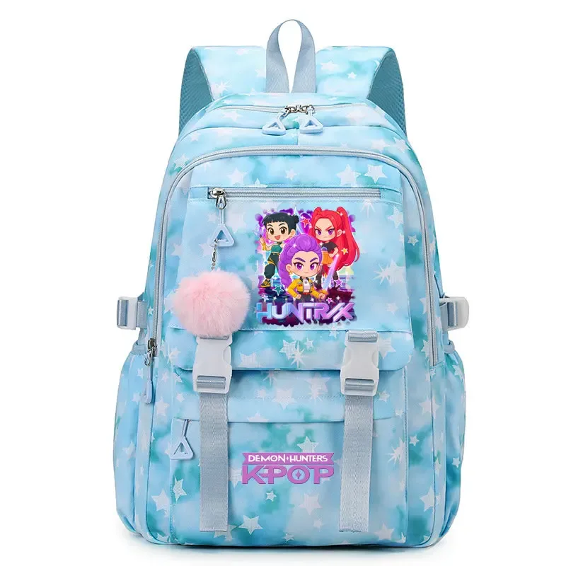 sac à dos kpop demon hunters pour étudiantes, lycéennes, collégiennes, polyvalent, adapté au quotidien et aux activités de plein air