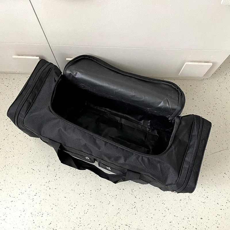 sac polochon de voyage en nylon pour femmes et hommes, sac à bagages à main, fourre-tout de grande capacité pour week-end, sac de sport, pochettes de nuit