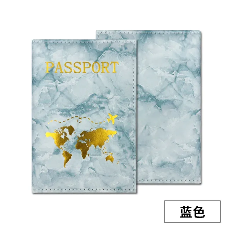 1 pièce porte-passeport en pu, housse de protection pour passeport et billets, porte-cartes d'identité et de crédit, accessoires de voyage