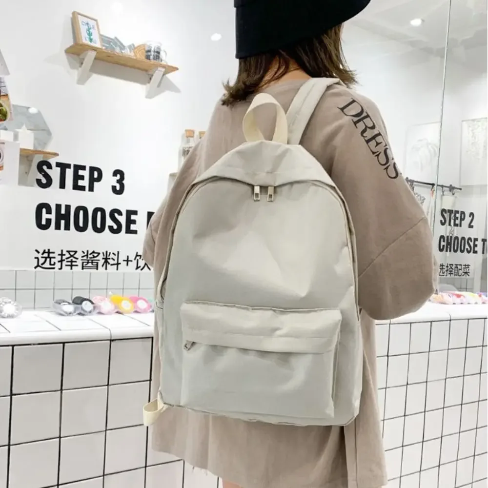 sac à dos décontracté uni, tendance, grande capacité, pour l'école, les voyages et les livres, pour adolescents