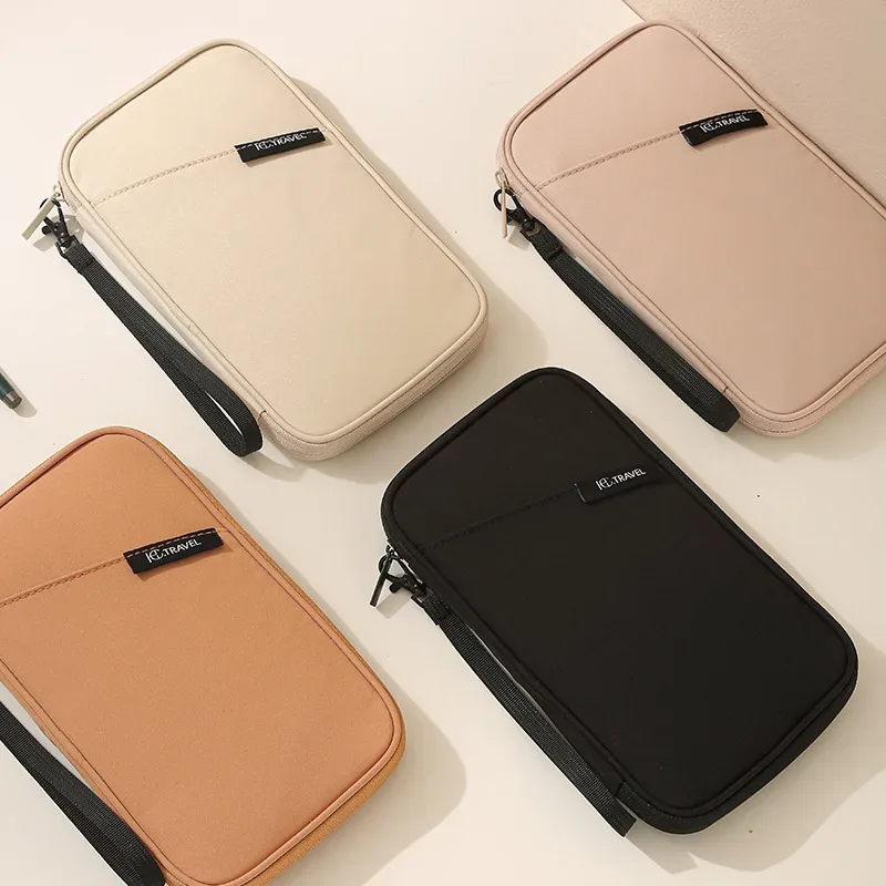 Sac de rangement pour passeport et carte d'identité, pratique et multifonctionnel, grand sac de rangement anti-éclaboussures d'eau