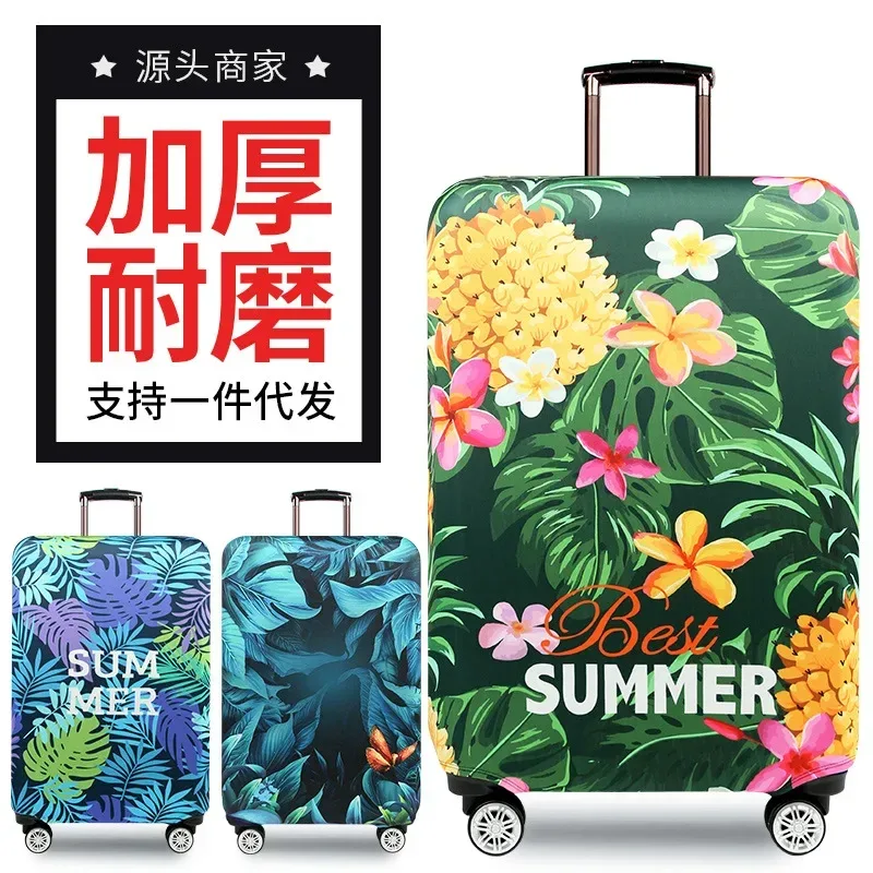 juste de bagage de voyage approuvée par le monde, housse de valise de protection, étui à roulettes, housse anti-poussière, 18 à 32 pouces, mode chaude