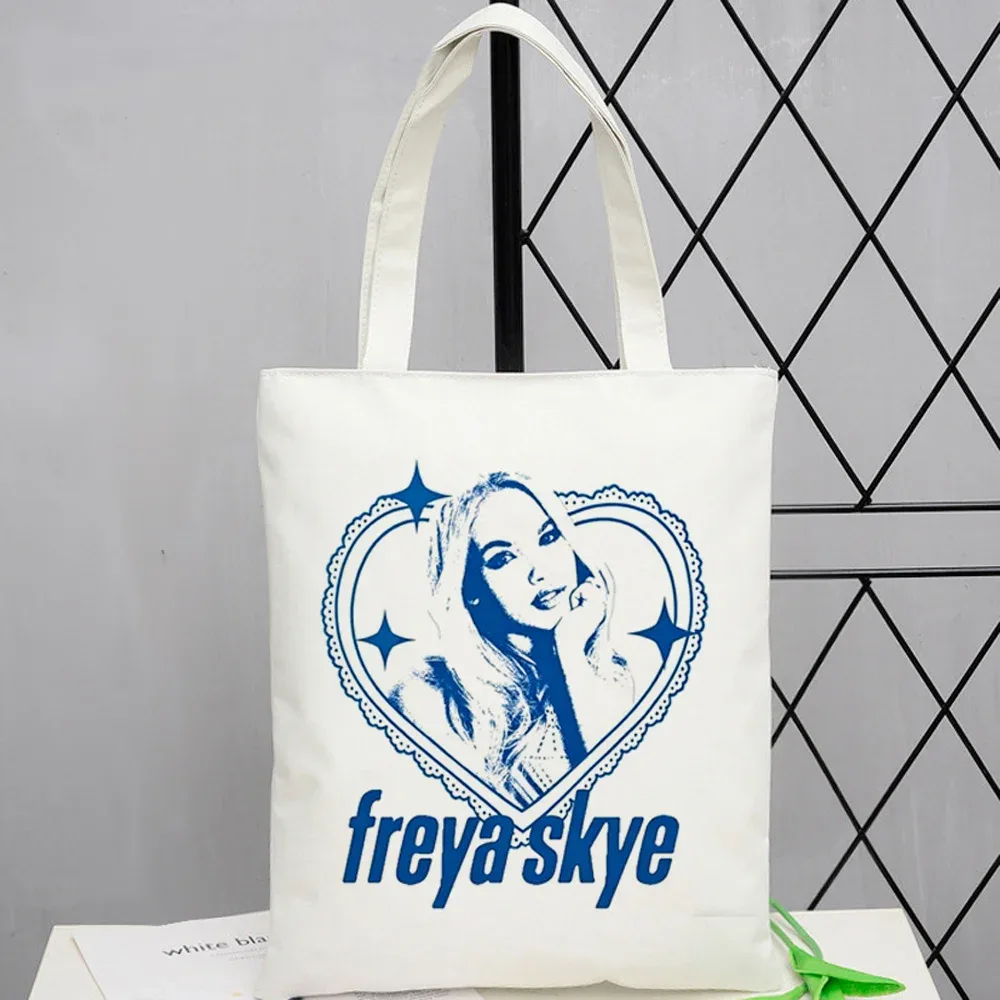 sac fourre-tout freya skye, sac de shopping, sac y2k, sac à provisions, totebag, sacs en tissu pour femme