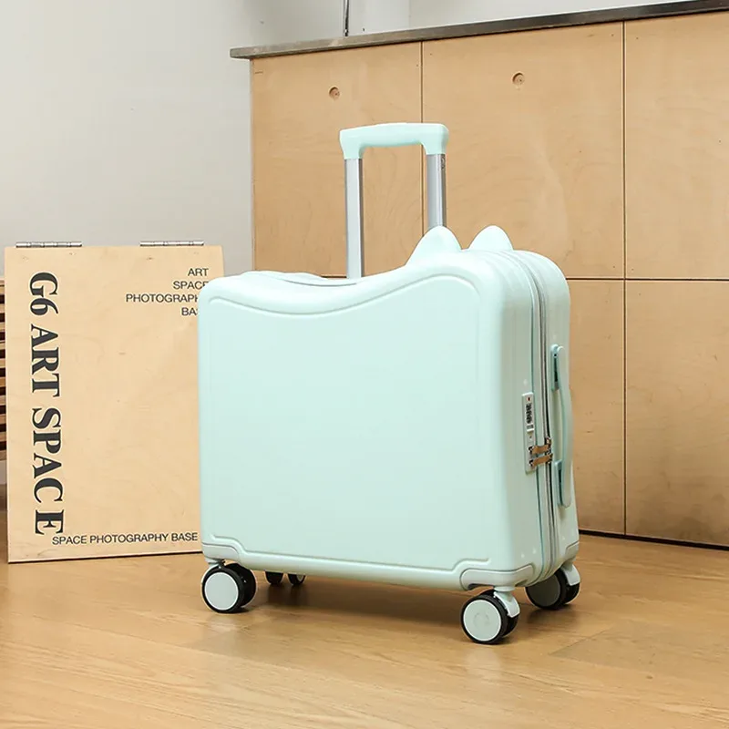 valise de voyage légère à roulettes pour enfant, poinvalise à roulettes silays euses, dessin animé