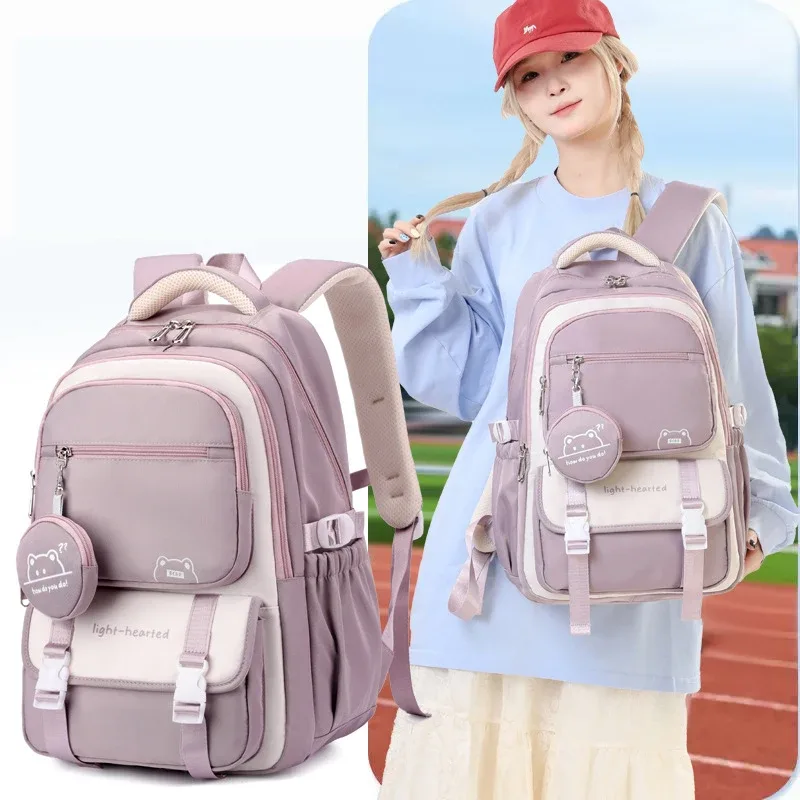 sacs à dos légers et imperméables pour filles, sacs d'école pour femmes, sac de voyage à la mode imprimé, sac à dos d'école pour enfants mochila infantil