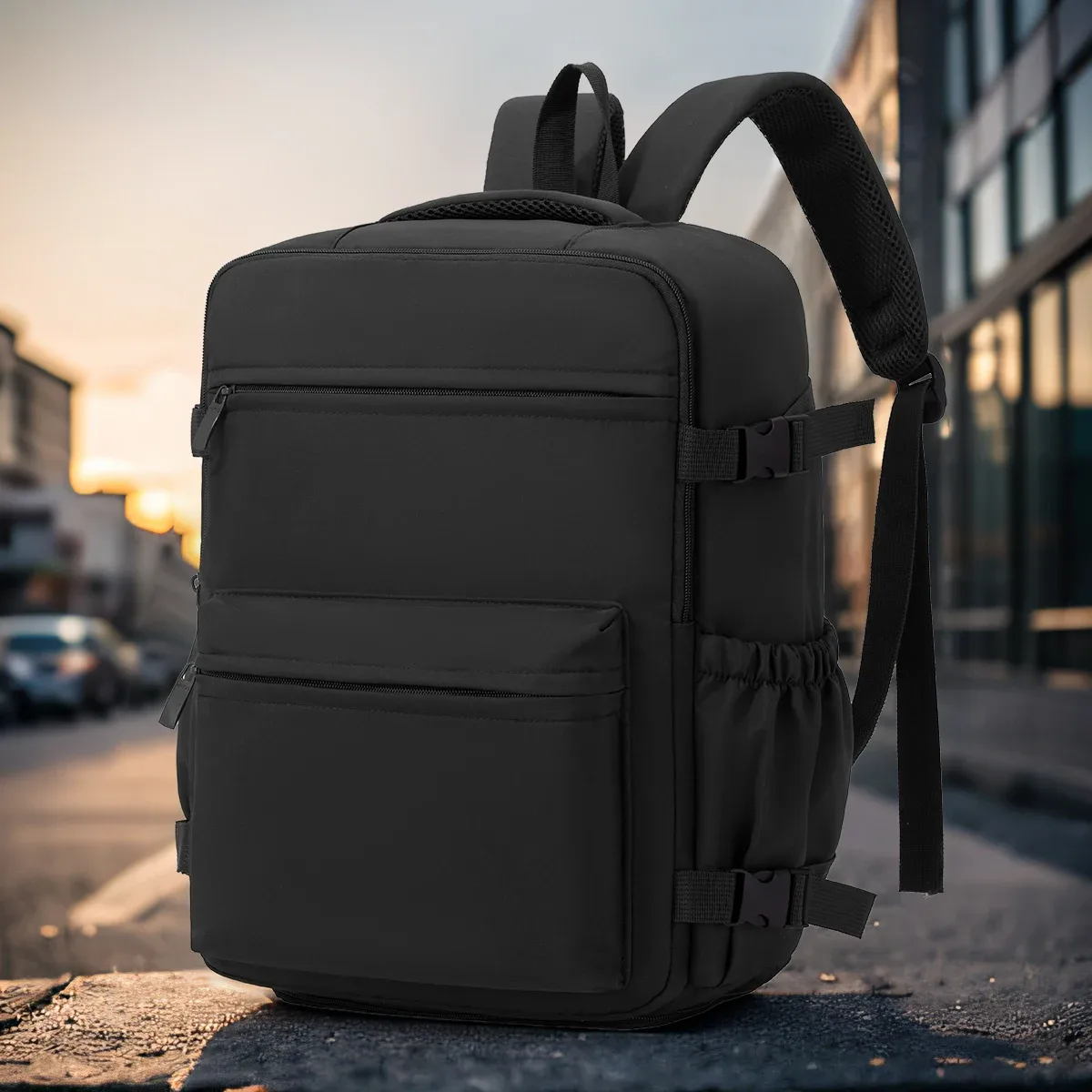 sac à dos de voyage transfrontalier pour hommes et femmes, sac de voyage à grande capacité avec compartiment à chaussures, sac d'affaires pour ordinateur, sac d'école pour étudiants, sac de transport quotidien.